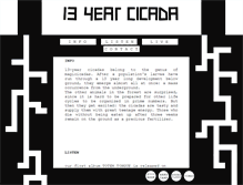 Tablet Screenshot of 13yearcicada.org